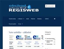 Tablet Screenshot of obchod.regisweb.cz